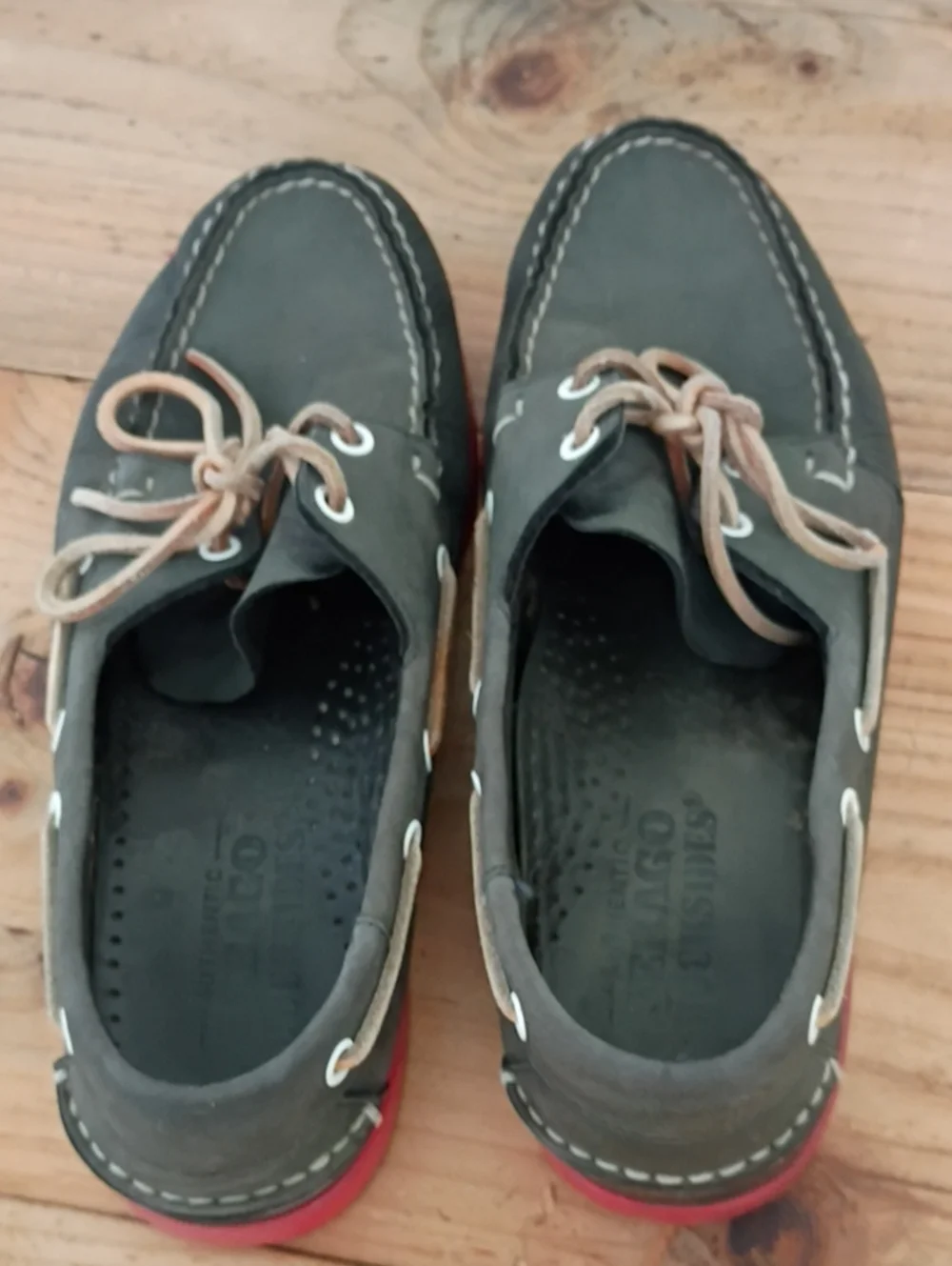 Sebago navy red